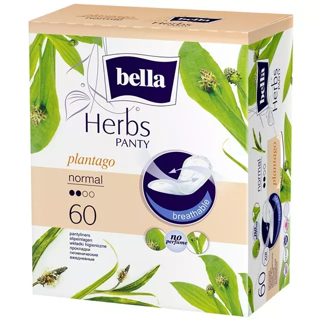 Bella Herbs Tisztasági Betét - Lándzsás Útifű 60db