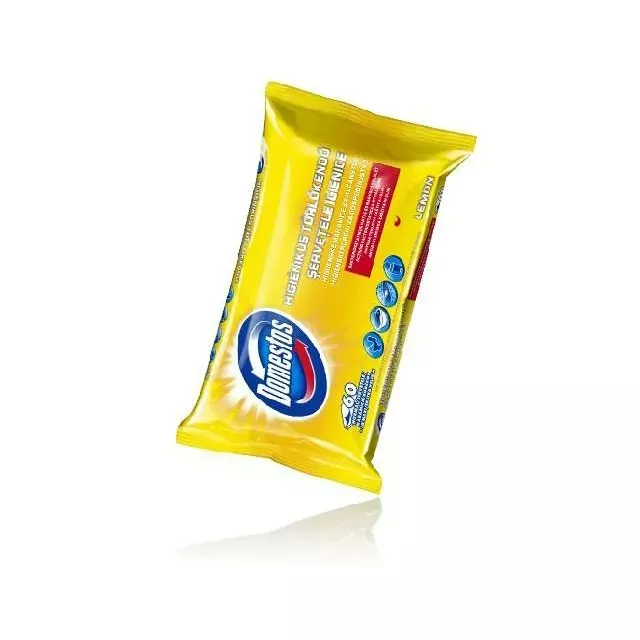 Domestos Törlőkendő Higiénikus - Lemon 60db