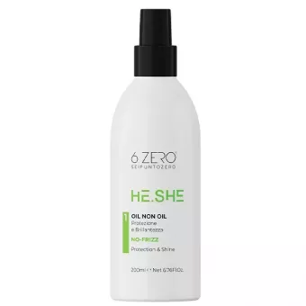 6.ZERO He.She Oil non Oil - olaj mentes hajfény és hajvédő 200ml