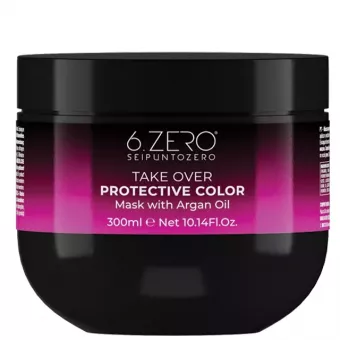 6.ZERO Take Over hajpakolás - Protective Color-festett száraz fakó hajra 300ml