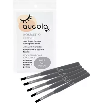 Aucola Kozmetikai Ecsetkészlet Vékony 5db/csomag