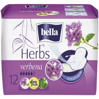 Bella Herbs Egészségügyi Betét - Vasfű 12db