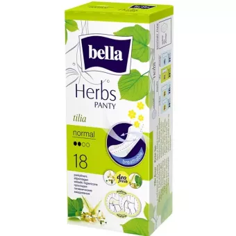 Bella Herbs Tisztasági Betét - Hársfavirág 18db