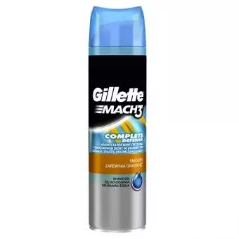 Gillette Borotvazselé - Mach3 - Teljes védelem bőrirritáció ellen , Smooth 200ml