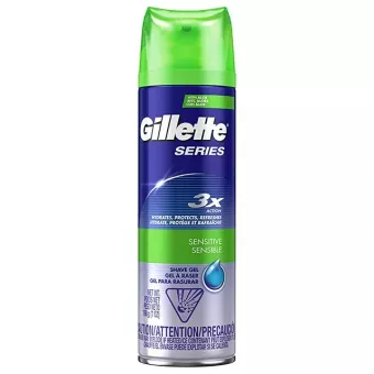 Gillette Borotvazselé - Series - Soothing Sensitive With aloe Vera 200ml