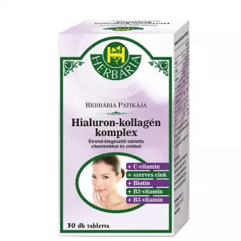 Herbária Hialuron-kollagén komplex tabletta 30db