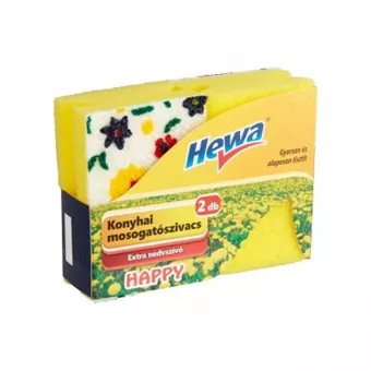 HEWA Konyhai mosogatószivacs Happy 2db