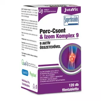 JutaVit Porc-Csont-Izom Komplex 9 Aktív Összetetővel Tabletta 120db
