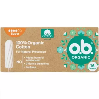 OB Tampon Organic Super 16db