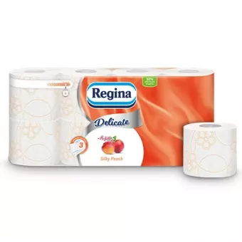 Regina Toalettpapír 3 Réteg / 8tekercs Silky Peach