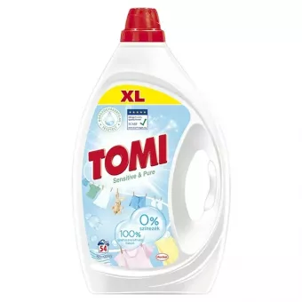 Tomi Folyékony Mosószer Sensitive & Pure 2250ml (50 mosás)