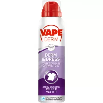 VAPE Szúnyogriasztó Spray -Derm&Dress- Bőrre és ruhára 100ml