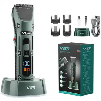 VGR Prof. Haj és Szakállvágó Cordless Hair Trimmer Clipper V-696