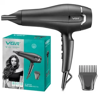 VGR Prof. Hajszárító Professional Salon Hair Dryer 2000-2400W V-450